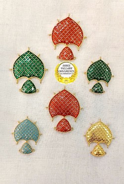 Minakari mugat , manek , panna, firoza